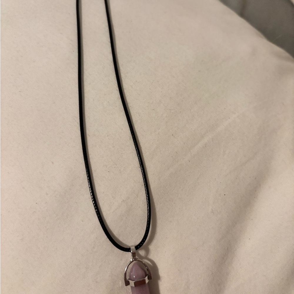 Elegant Pink Pendant Necklace